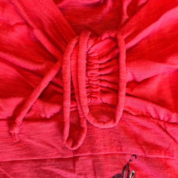 Coral short sleeve maternity top size large - Picture 3 of 4